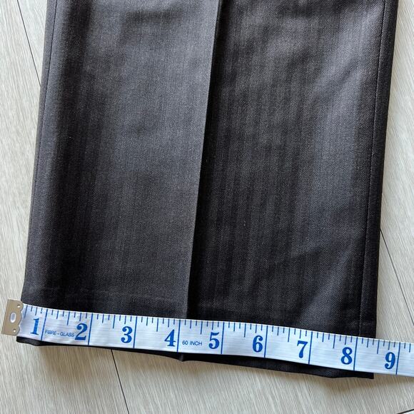 J Crew Crosby Classic Fit Suit Pant Lightweight Italian Wool Mens W34 L30 Brown - Picture 9 of 12